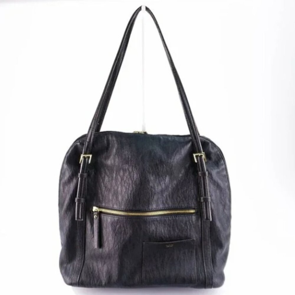 TUTILO Black Polyester Shoulder Bag